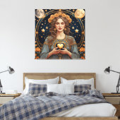 Leidenschaft - Tarot Leinwanddruck (Insitu (Schlafzimmer))