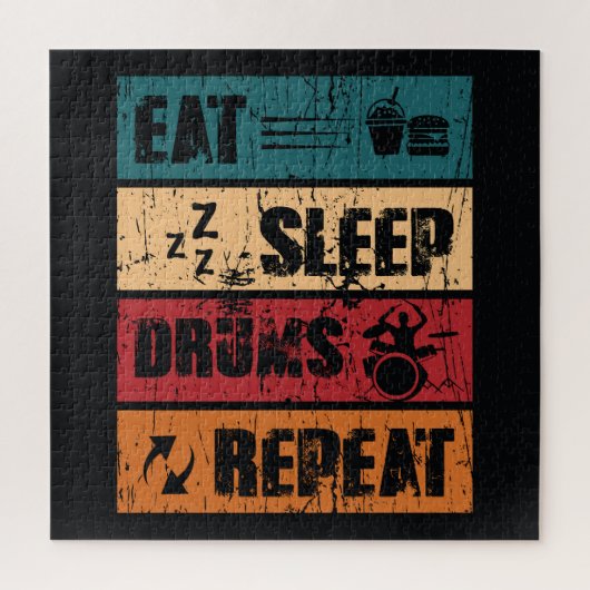 Leidenschaft treiben: T - Shirt Design Illustratio Puzzle (Vertikal)