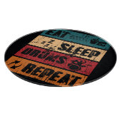 Leidenschaft treiben: T - Shirt Design Illustratio Schneidebrett (Ecke)