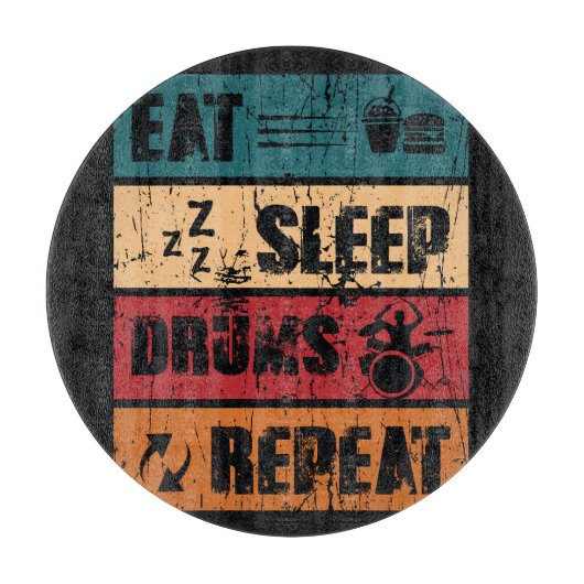 Leidenschaft treiben: T - Shirt Design Illustratio Schneidebrett (Vorderseite)