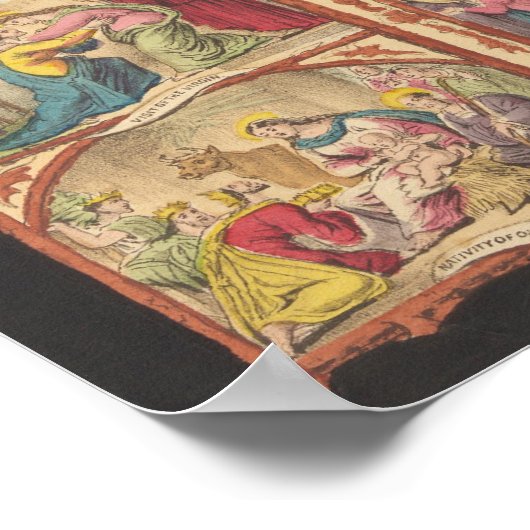 Leidenschaft und das Leben unseres Herrn Jesus Chr Poster (Ecke)