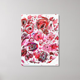 leidenschaftlich voller Emotionen Leinwanddruck