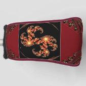 Leidenschaftliche Drive Golf Abdeckungen: Roter Wi Headcover (Vorderseite)