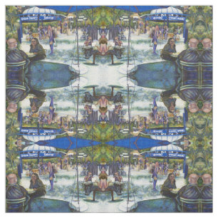 Leidenschaftliche Leute, die im Park spielen, NYC Stoff