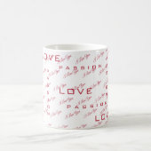 leidenschaftliche Liebe | Valentinstag Kaffeetasse (Mittel)