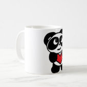 Leidenschaftlicher Becher Panda Kaffeetasse (Vorderseite Links)