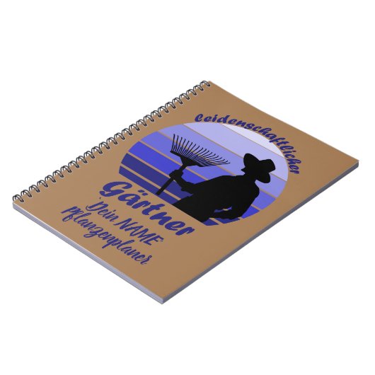 leidenschaftlicher Gärtner, plant dad Notizblock (Linke Seite)