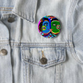 Leidenschaftlicher Kuss - Vintage Button (Beispiel)