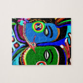 Leidenschaftlicher Kuss - Vintage Puzzle (Horizontal)