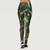 Leidenschafts-Blumen-Leggings Leggings (Rückseite)