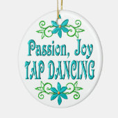 Leidenschafts-Freude stechen Tanzen an Keramikornament (Links)