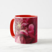 Leidenschafts-Rot-Blume Tasse (Vorderseite Links)