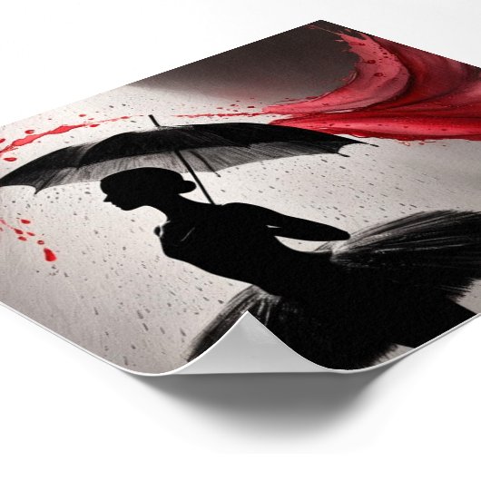 Leidensregen Poster (Ecke)