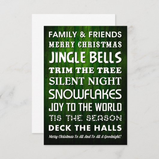 LEIDER CHRISTMAS! (Vorne/Hinten)