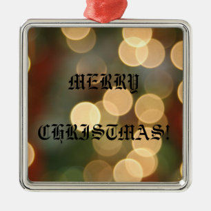LEIDER CHRISTMAS! SILBERNES ORNAMENT