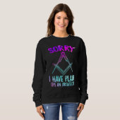 Leider habe ich Pläne im Architekturstudium Archit Sweatshirt (Vorne ganz)