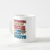 Leider Ist Das Mein Zirkus Mug Kaffeetasse (Vorderseite Links)