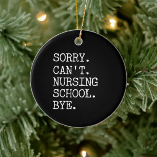 Leider kann die Krankenschule nicht durch die Kind Keramik Ornament
