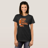 Leider kann Fußball nicht durch Retro Fußball Lieb T-Shirt (Vorne ganz)