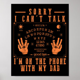 Leider kann ich nicht mit meinem Vater bo telefoni Poster