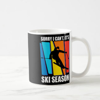 Leider kann ich seine Ski-Saison Wintersportski ni Kaffeetasse