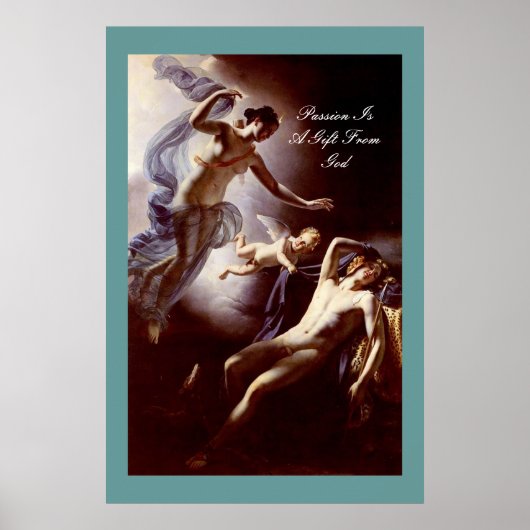 LEIDUNG IST EIN GESCHENK VON GOTT POSTER (Vorne)