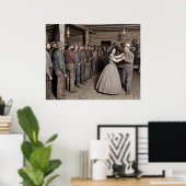 Leierkastenmädchen Poster (Heimbüro)