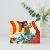 Leif Ericson Postkarte (Stehend Vorderseite)