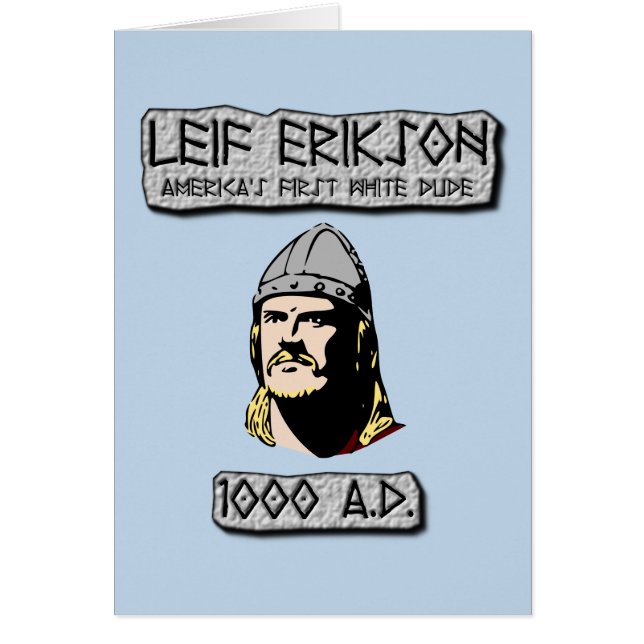 Leif Erikson: Amerikas erster weißer Typ (Vorne)