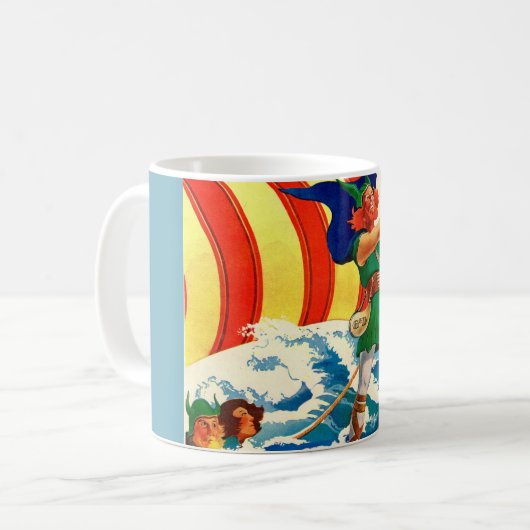 Leif Erikson Kaffeetasse (Vorderseite Links)