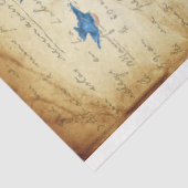 L'Eiffel et les Rose Eiffelturm Crown Decoupage Seidenpapier (Ausschnitt)