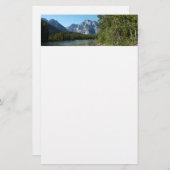 Leigh Lake at Grand Teton Nationalpark Briefpapier (Vorne/Hinten)