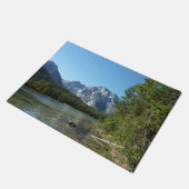 Leigh Lake at Grand Teton Nationalpark Fußmatte (Schrägansicht)