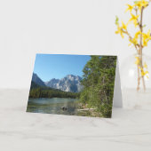 Leigh Lake at Grand Teton Nationalpark Karte (Gelbe Blume)