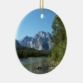 Leigh Lake at Grand Teton Nationalpark Keramik Ornament (Rechts)