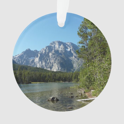 Leigh Lake at Grand Teton Nationalpark Ornament (Vorderseite)