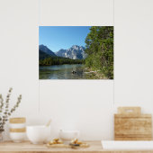 Leigh Lake at Grand Teton Nationalpark Poster (Küche)