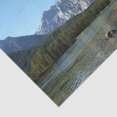 Leigh Lake at Grand Teton Nationalpark Seidenpapier (Ausschnitt)