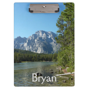 Leigh Lake im Grand-Teton-Nationalpark Klemmbrett