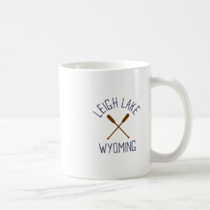 Leigh Lake Wyoming Outdoors Vintage 1 Kaffeetasse