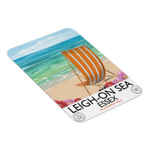 Leigh-on-Sea Essex Strandplakat Magnet