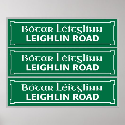 Leighlin Road Poster (Vorne)