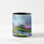 Leighs Morgen-Tee Personalisiert anpassbar Tasse (Zentrum)