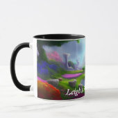 Leighs Morgen-Tee Personalisiert anpassbar Tasse (Links)