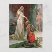 Leighton Accolade Knighting Art Pre Raphaelite Postkarte (Vorderseite)