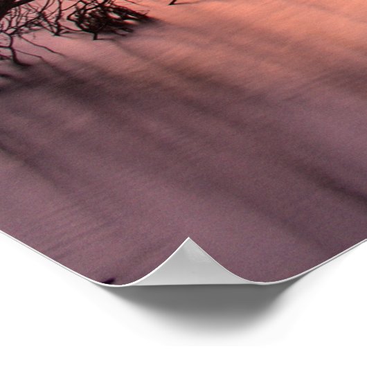 Leighton Buzzard Winter Sunrise (775) Poster (Ecke)