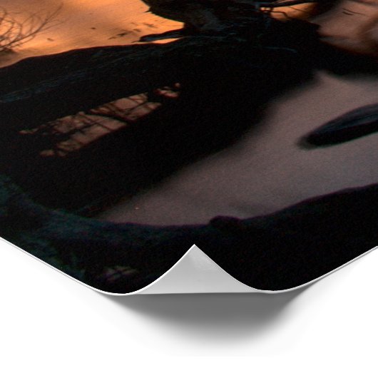 Leighton Buzzard Winter Sunrise (7797) Poster (Ecke)