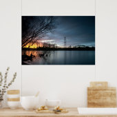 Leighton Buzzard Winter Sunrise (7797) Poster (Küche)