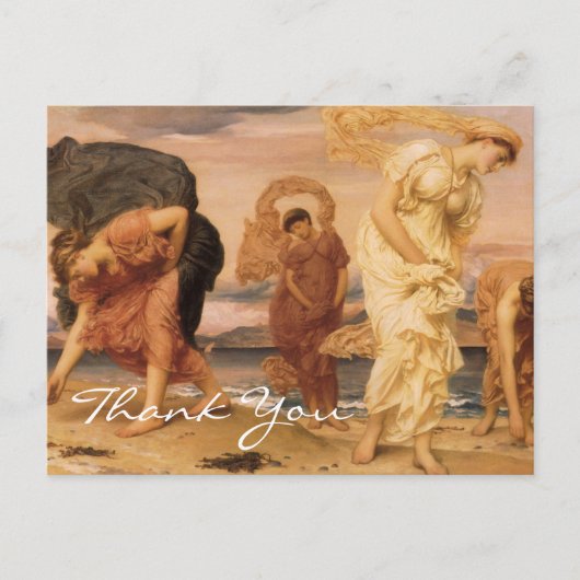 Leightons griechische Mädchen Postkarte (Vorderseite)