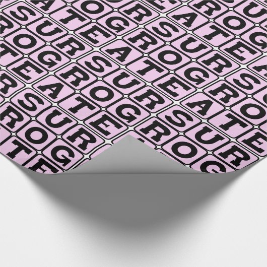 Leiharbeit, Unterstudium oder Stand-In Geschenkpapier (Ecke)